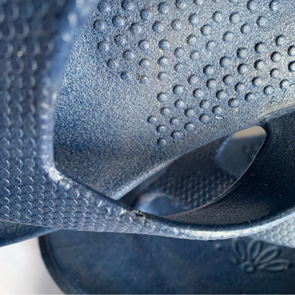 Okabashi Support Sandals Flip Flops Women's Dark Navy Blue Medium/Large - Picture 6 of 11